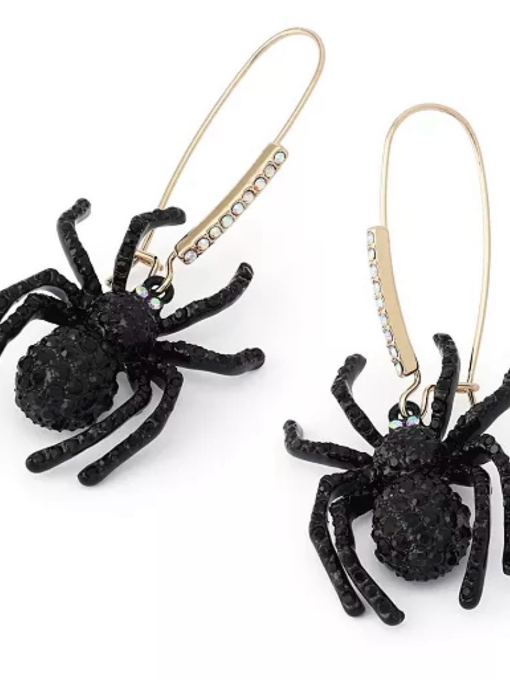Betsy Johnson spider earrings Halloween 2026